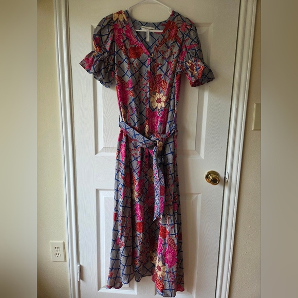 APIECE APART Silk Dress 2 Monterossa Indo Batik 100% Silk - Picture 4 of 12